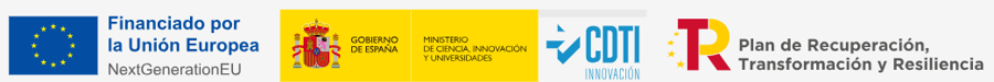 Logos CDTI y Ministerio de Ciencia e Innovación